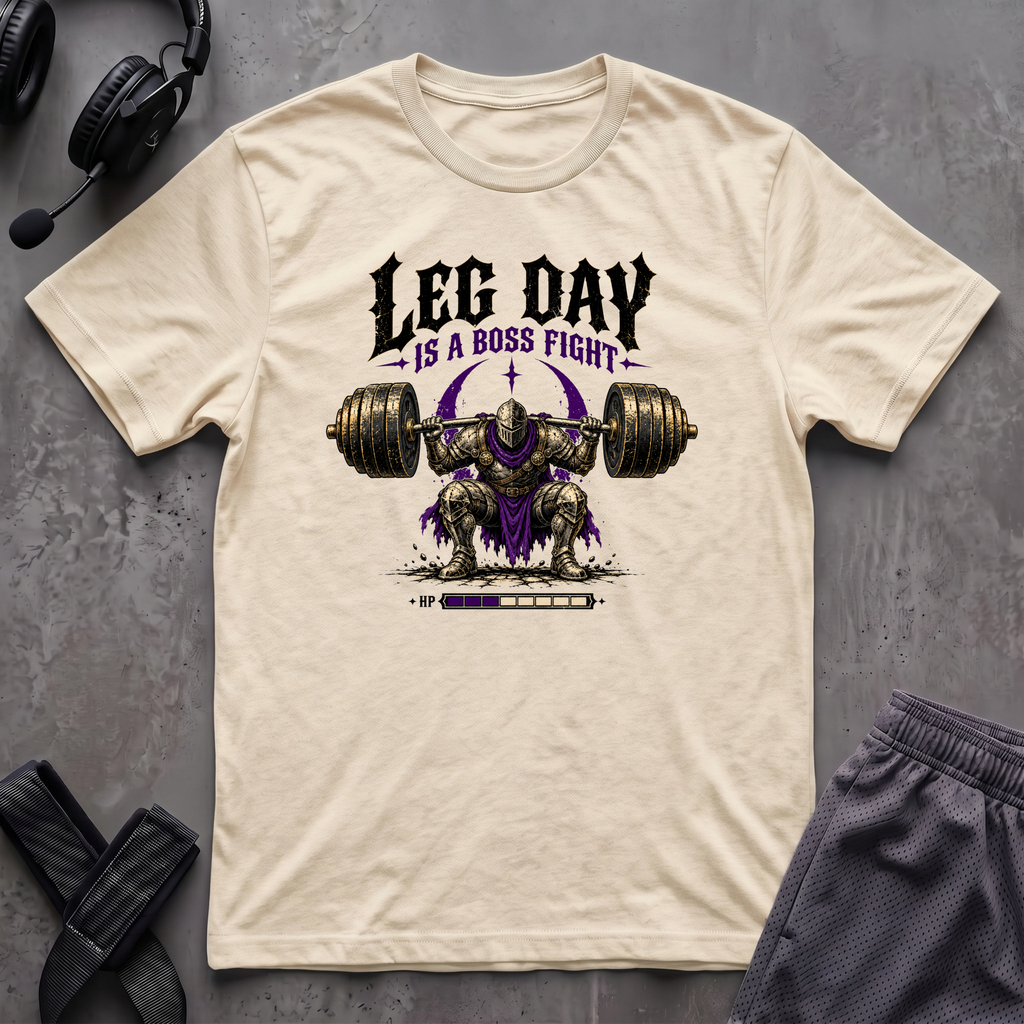 Leg Day Is A Boss Fight T-Shirt