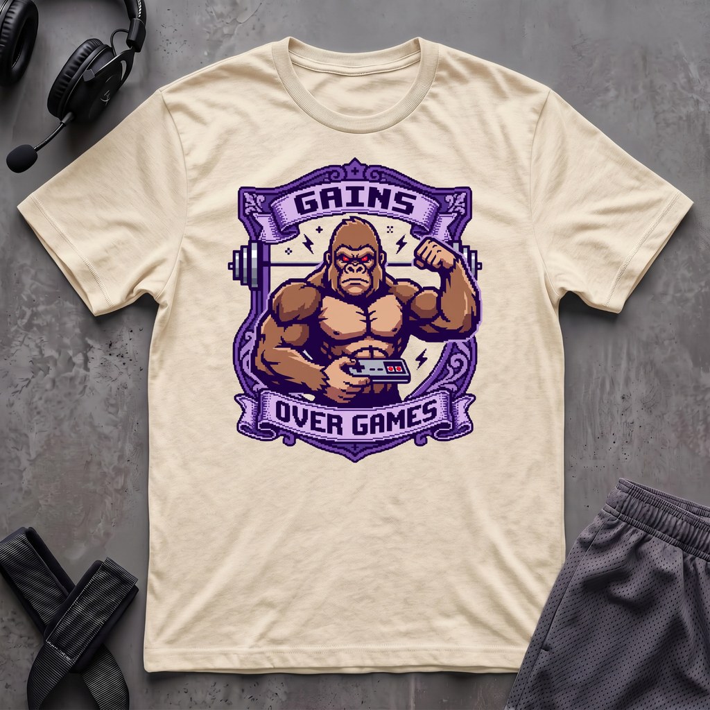 Gains Over Games T-Shirt