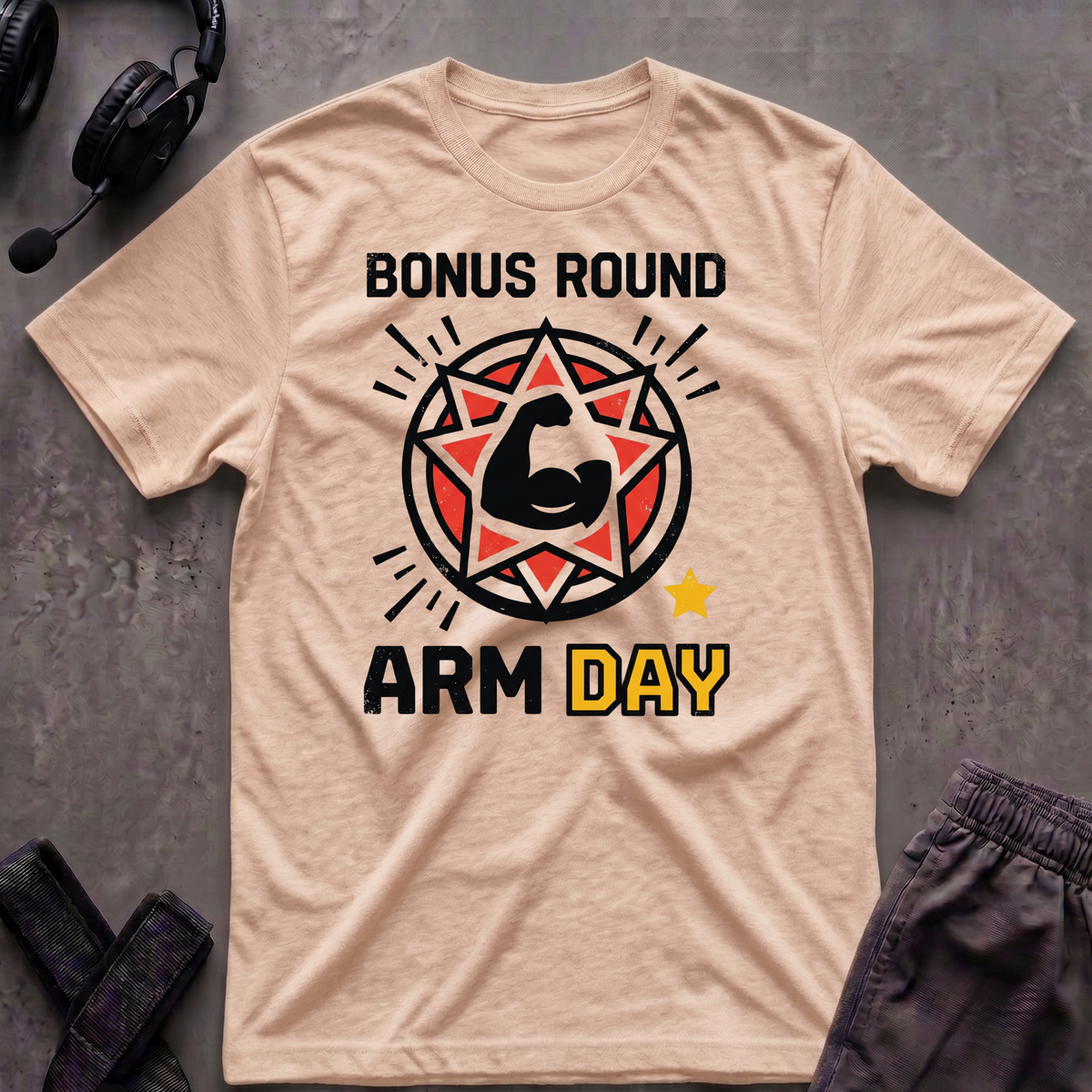 Bonus Round Arm Day T-Shirt
