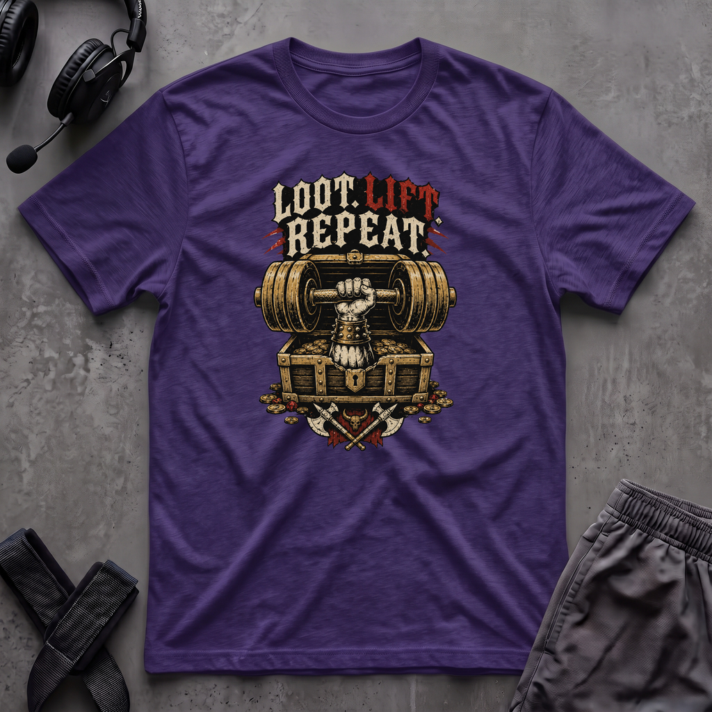 Loot. Lift. Repeat. T-Shirt