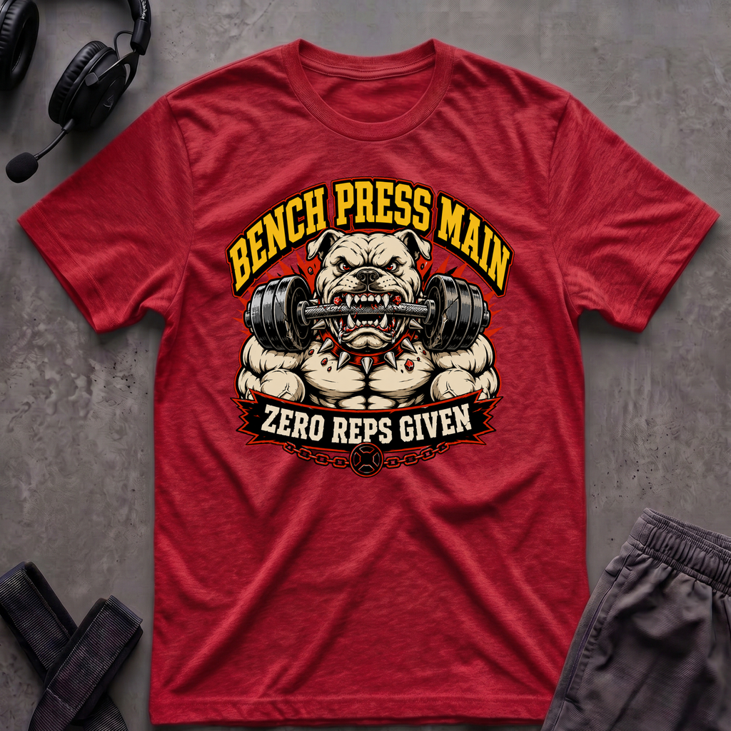 Bench Press Main Zero Reps Given T-Shirt