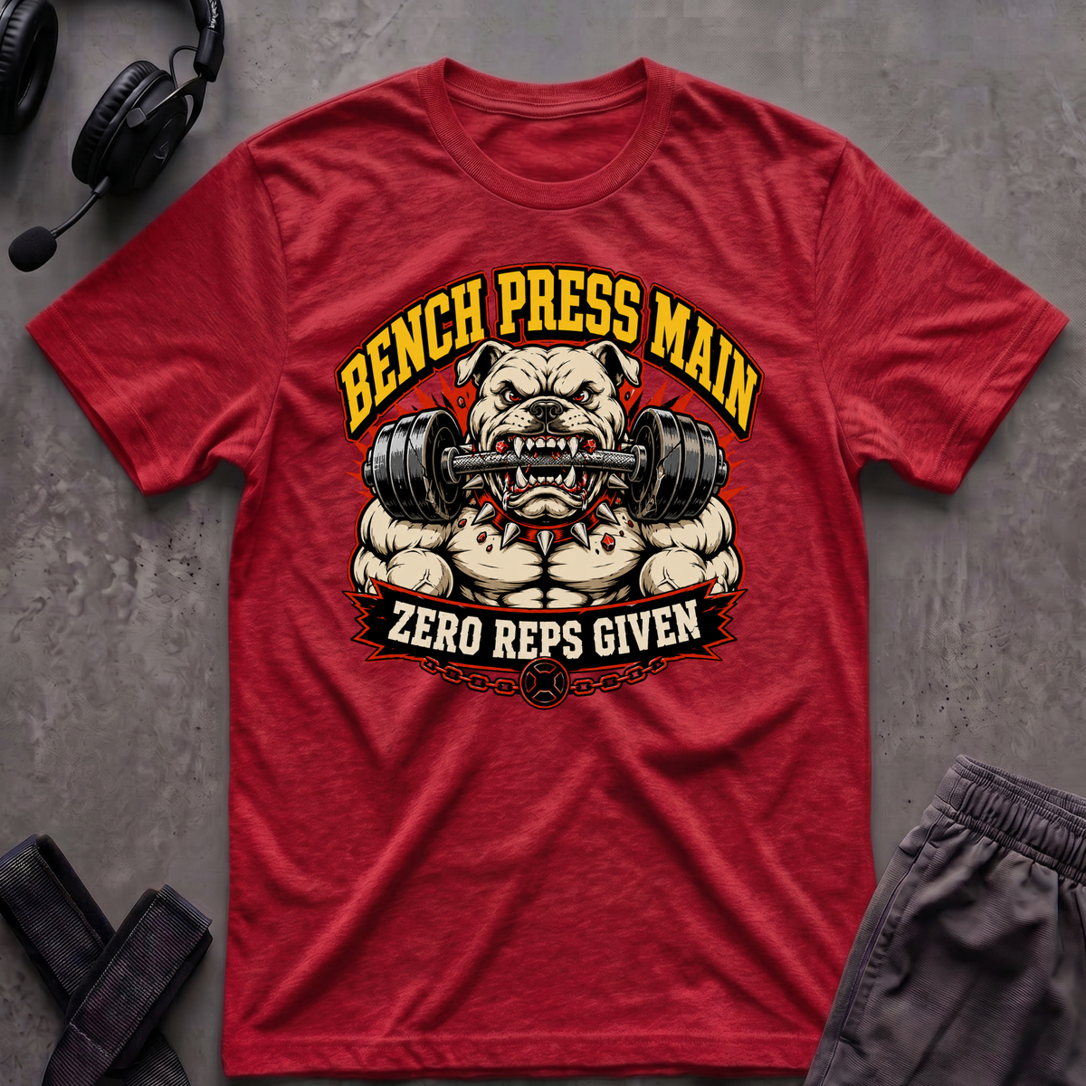 Bench Press Main Zero Reps Given T-Shirt
