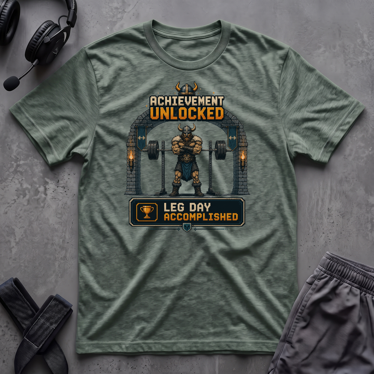 Leg Day Achievement Unlocked T-Shirt