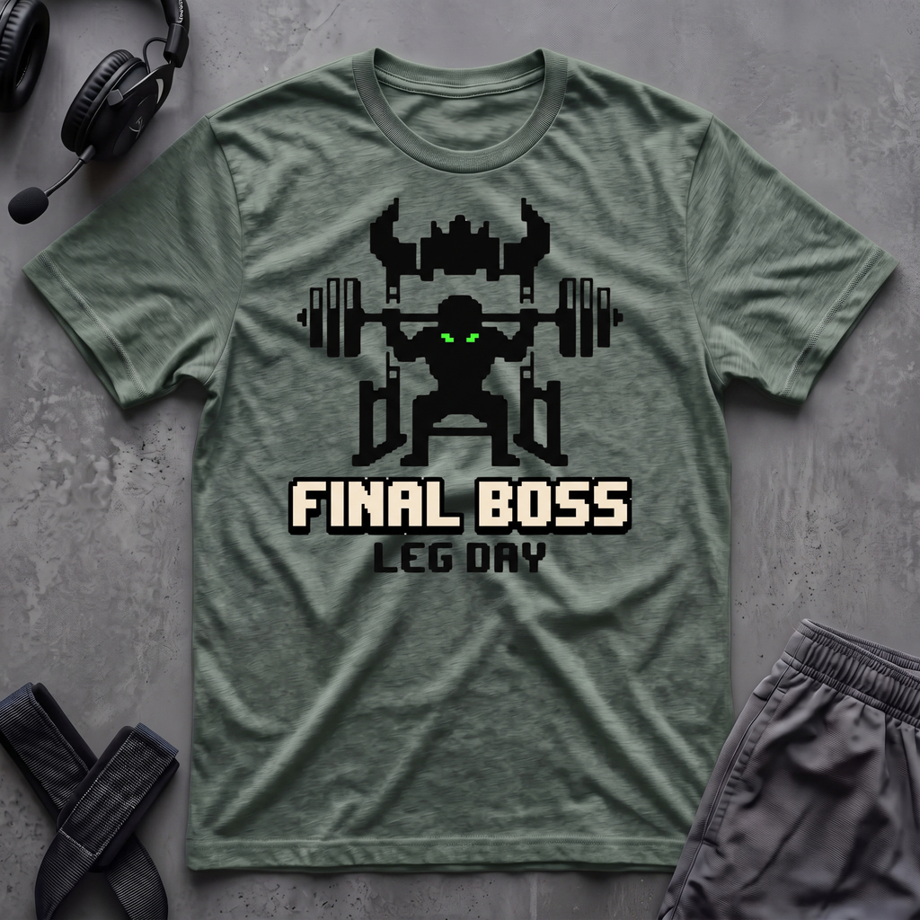 Final Boss Leg Day  T-Shirt