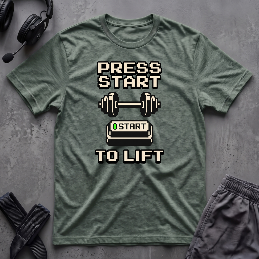 Press Start To Lift T-Shirt