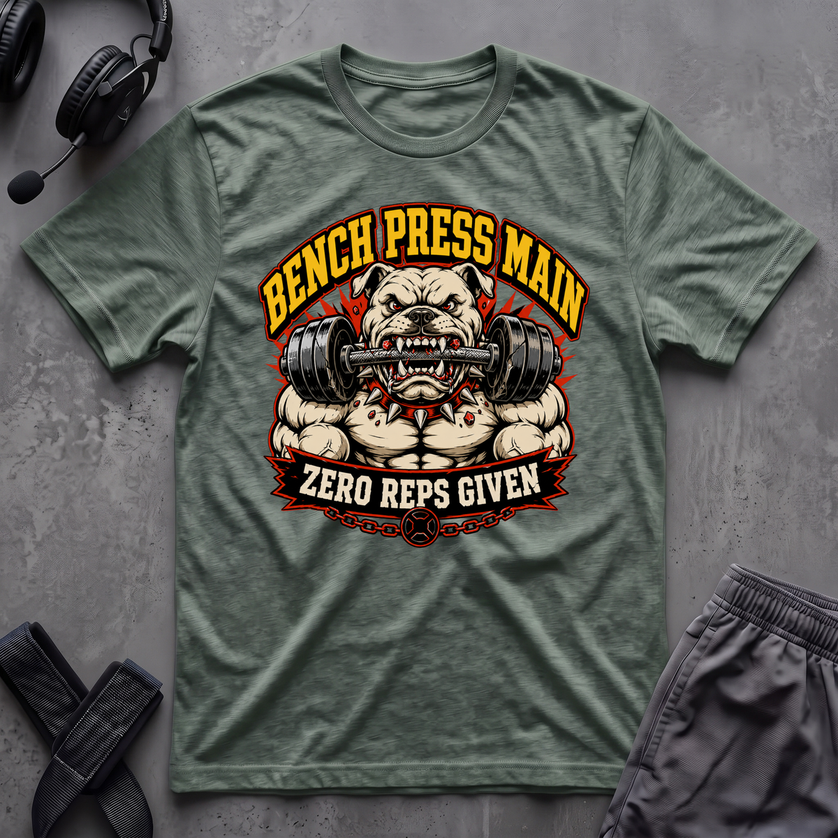 Bench Press Main Zero Reps Given T-Shirt
