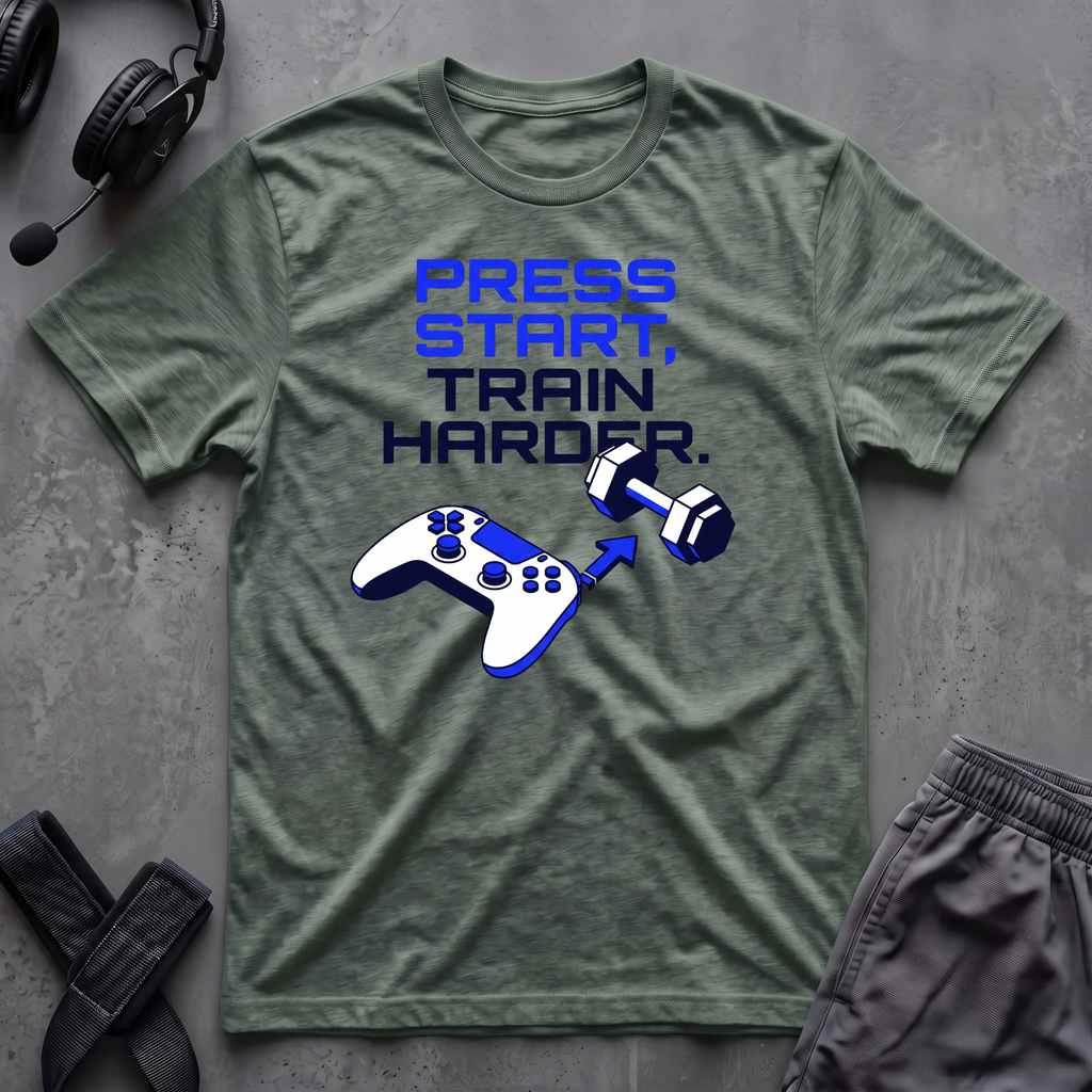Press Start Train Harder T-Shirt