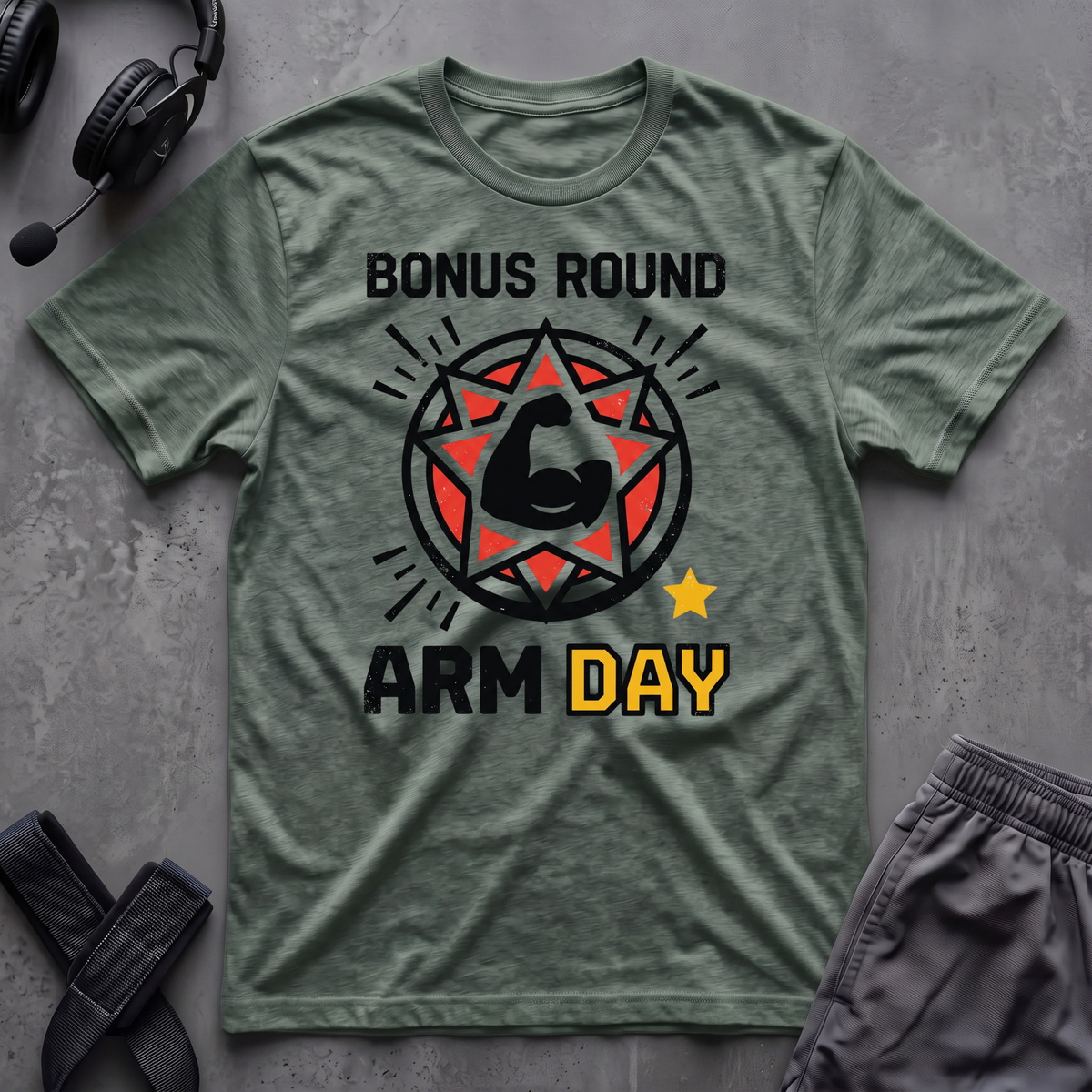 Bonus Round Arm Day T-Shirt