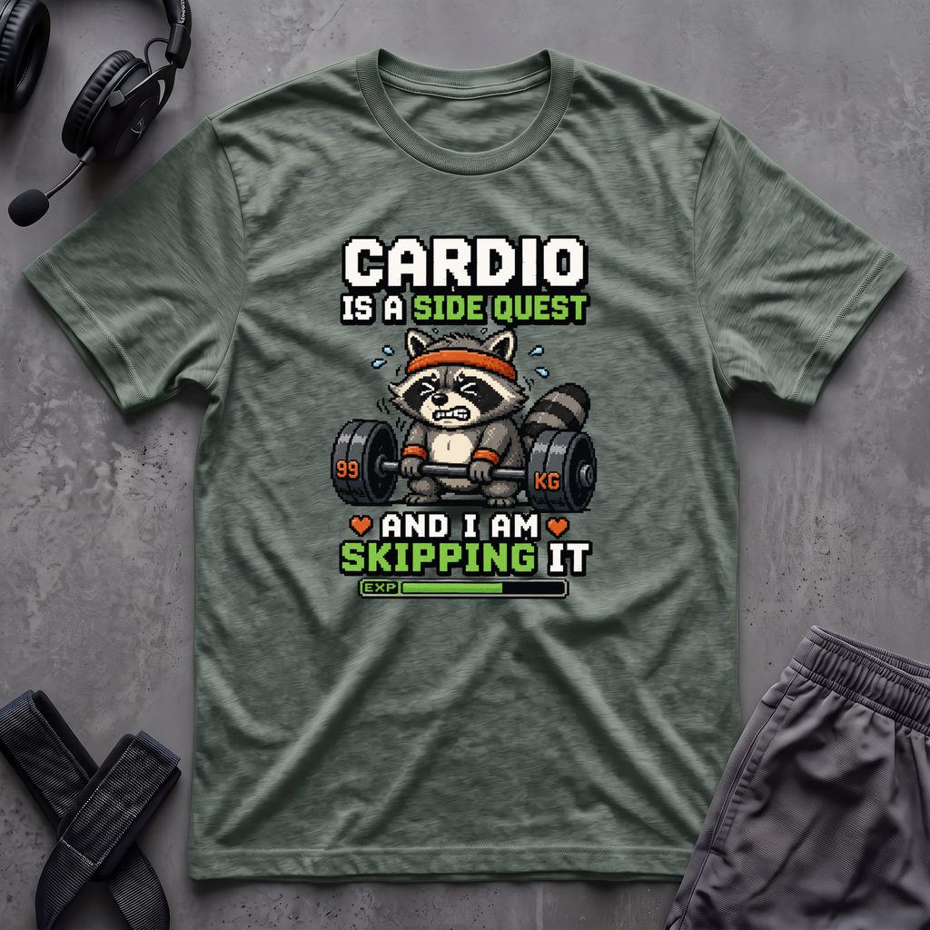Cardio Is A Side Quest And I Am Skipping It T-Shirt