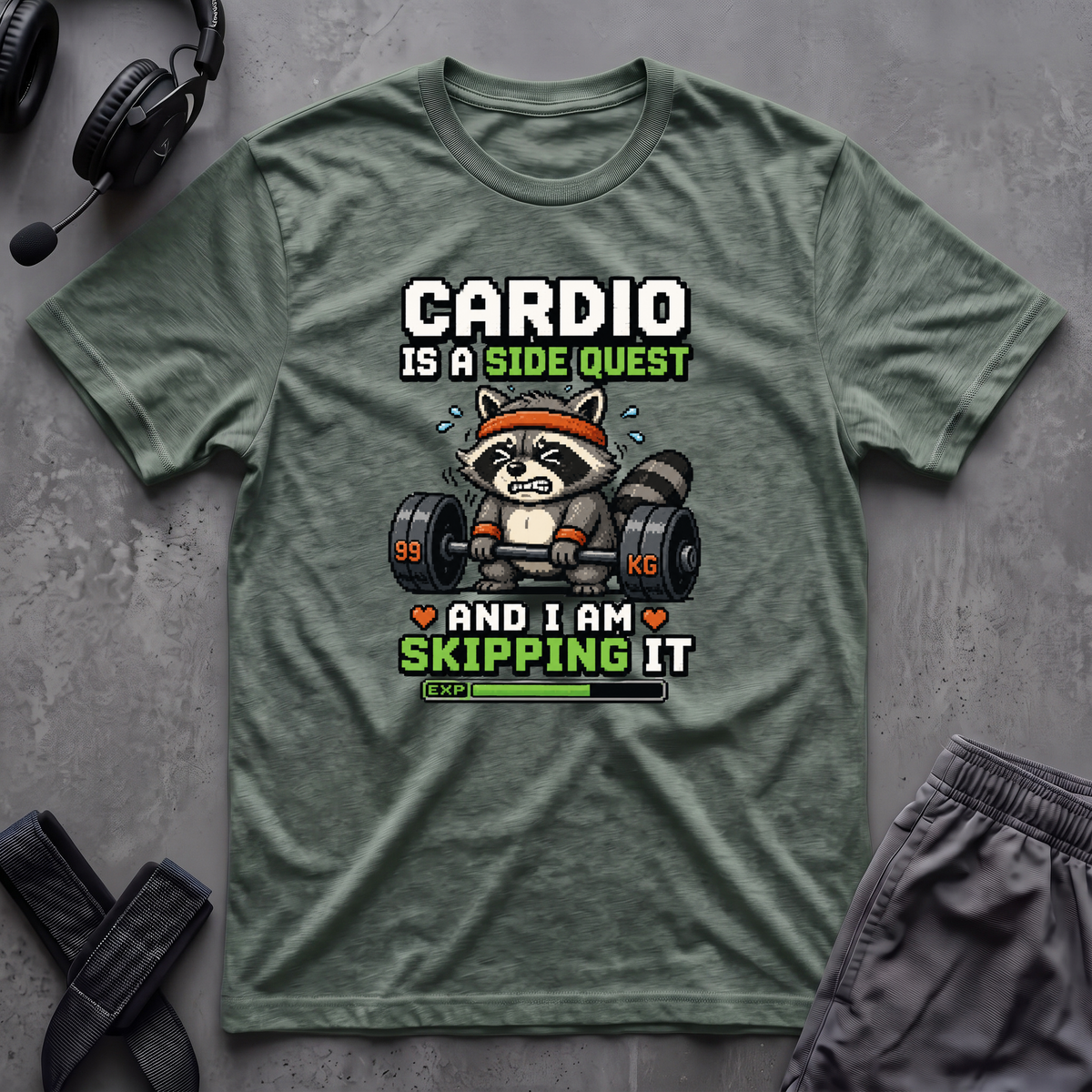 Cardio Is A Side Quest And I Am Skipping It T-Shirt