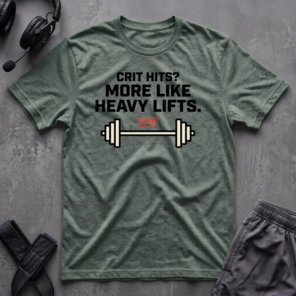 Crit Hits? More Like Heavy Lifts  T-Shirt