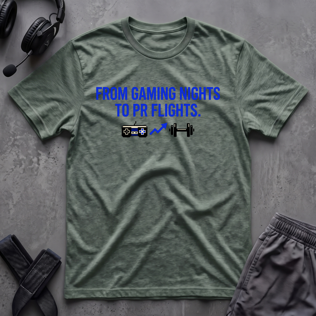 From Gaming Nights to PR Flights  T-Shirt