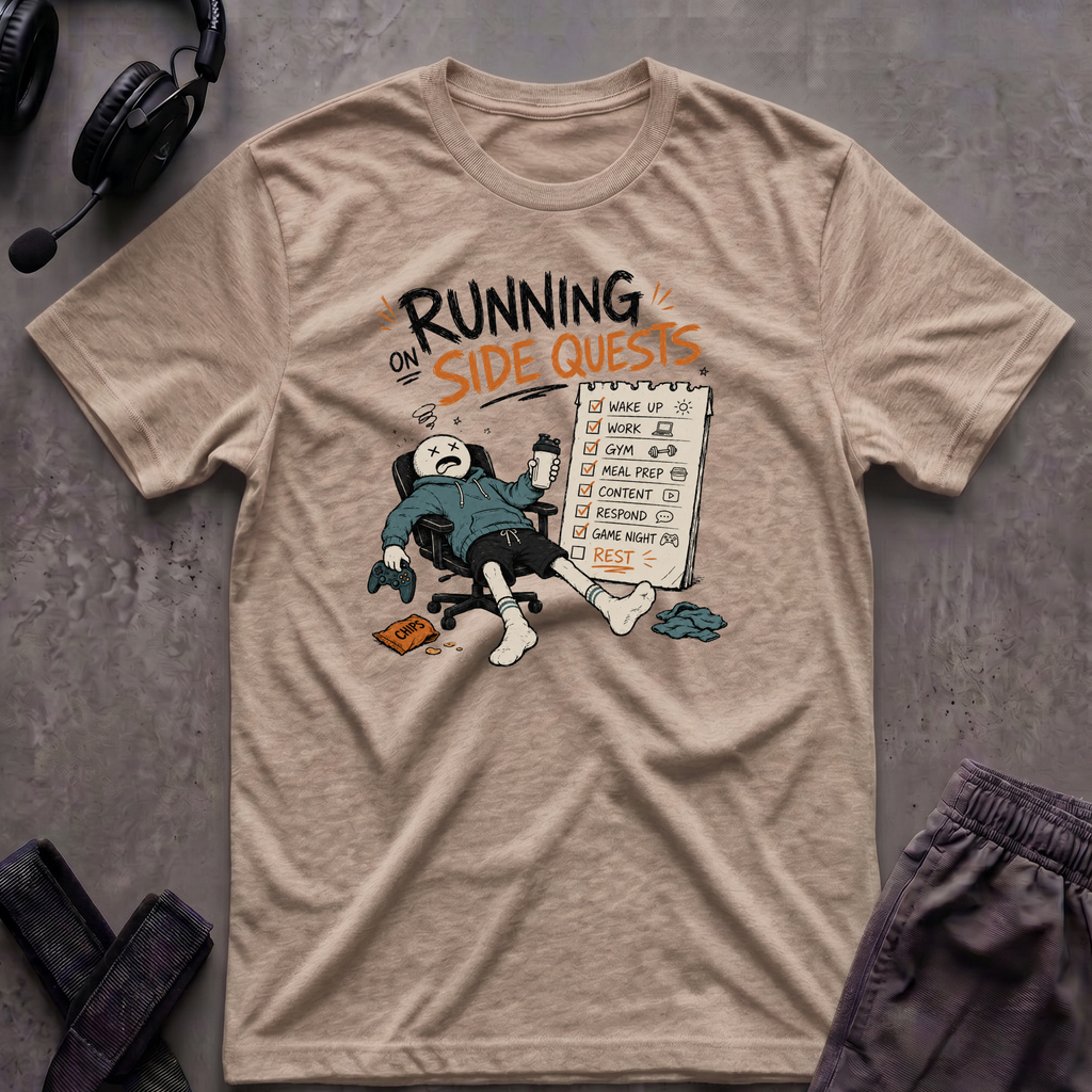 Running On Side Quests T-Shirt