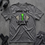 Grind.Lift.Level Up.Repeat.  T-Shirt