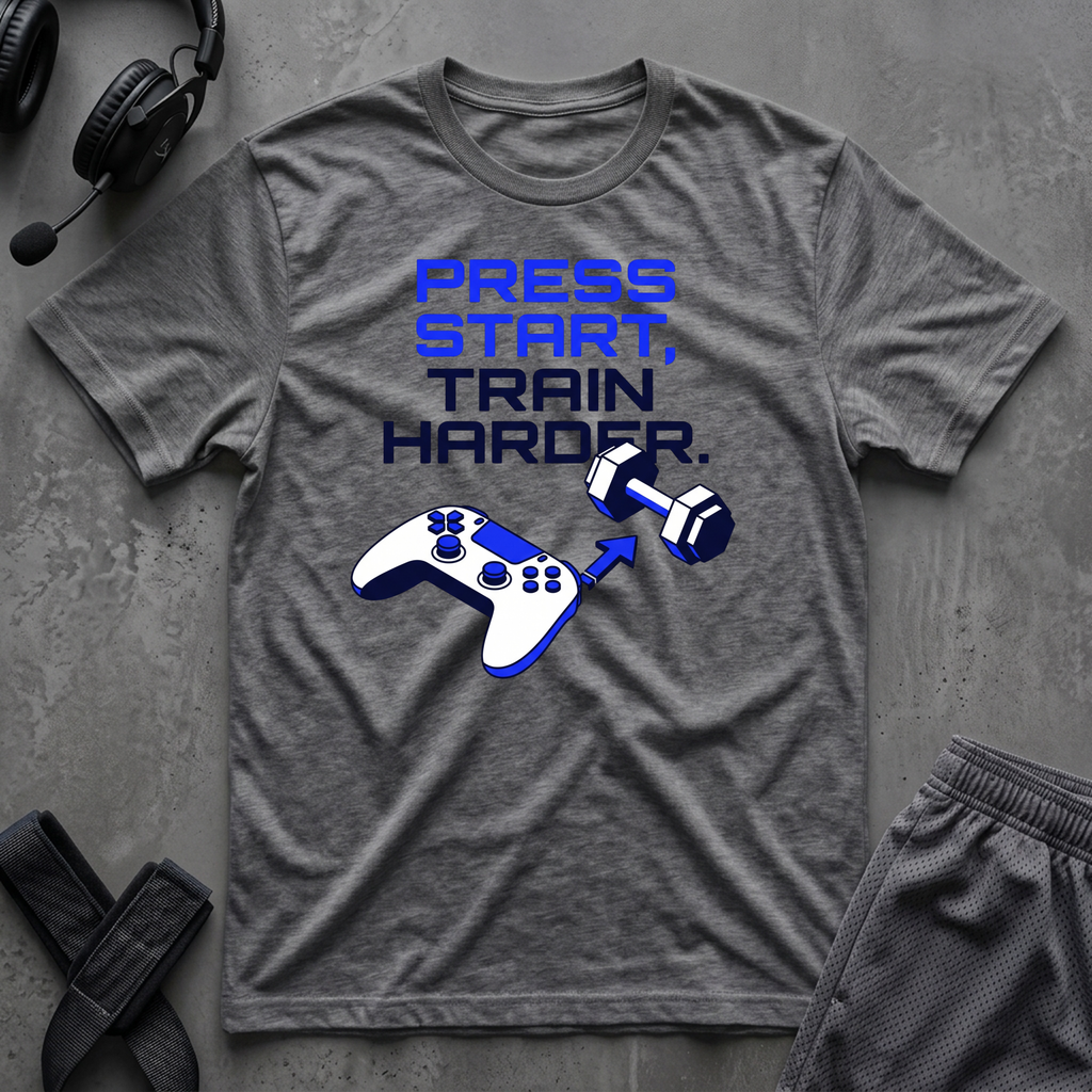 Press Start Train Harder T-Shirt