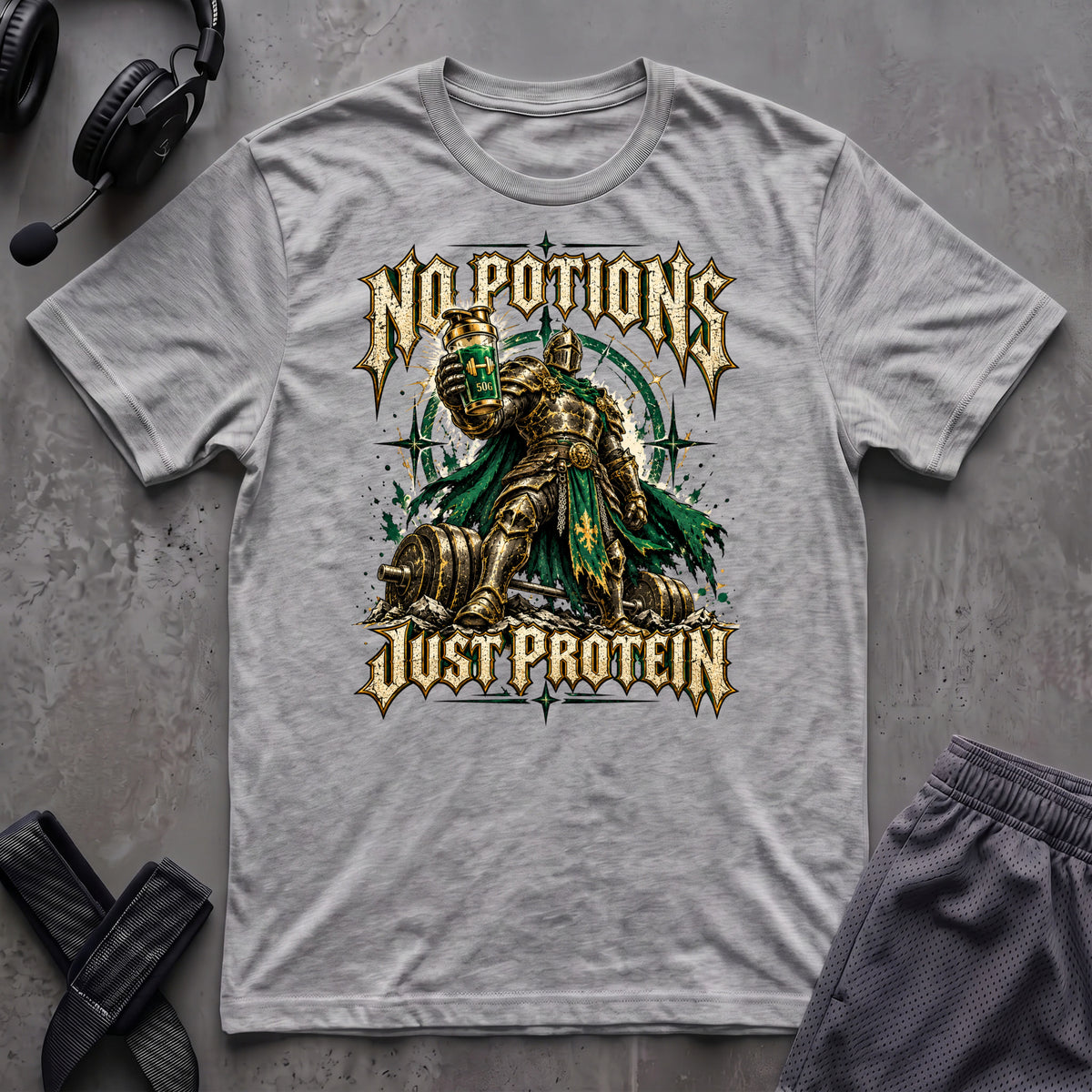 No Potions Just Protein T-Shirt