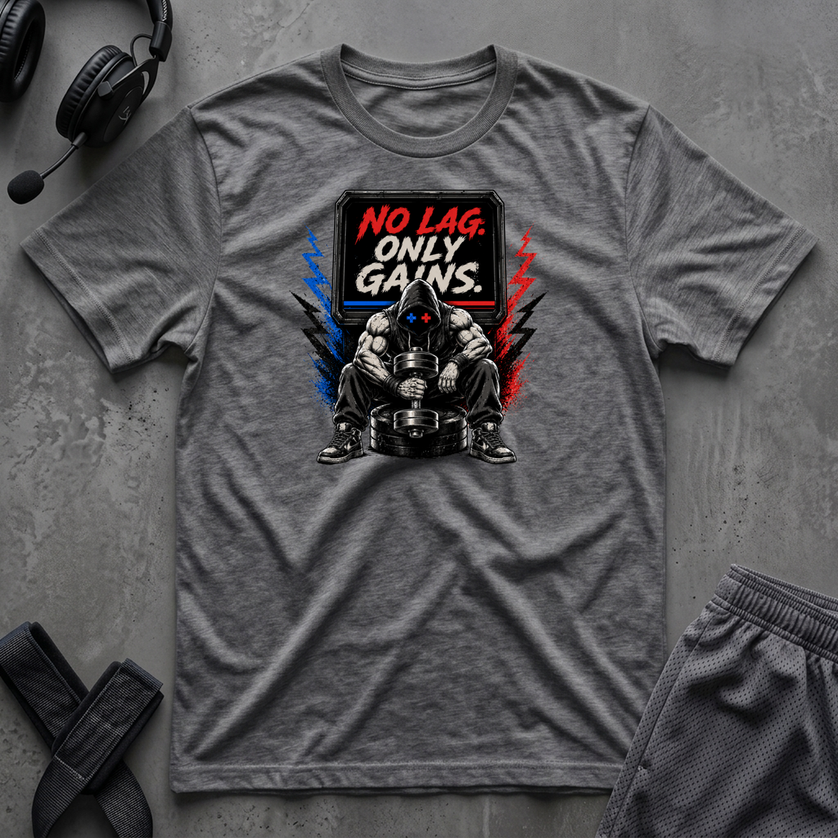 No Lag Only Gains  T-Shirt