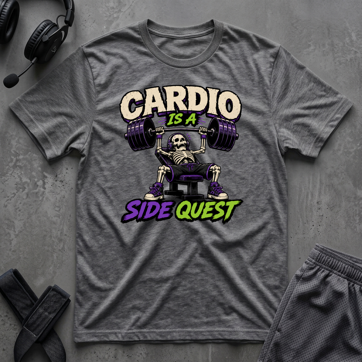 Cardio Is A Side Quest T-Shirt