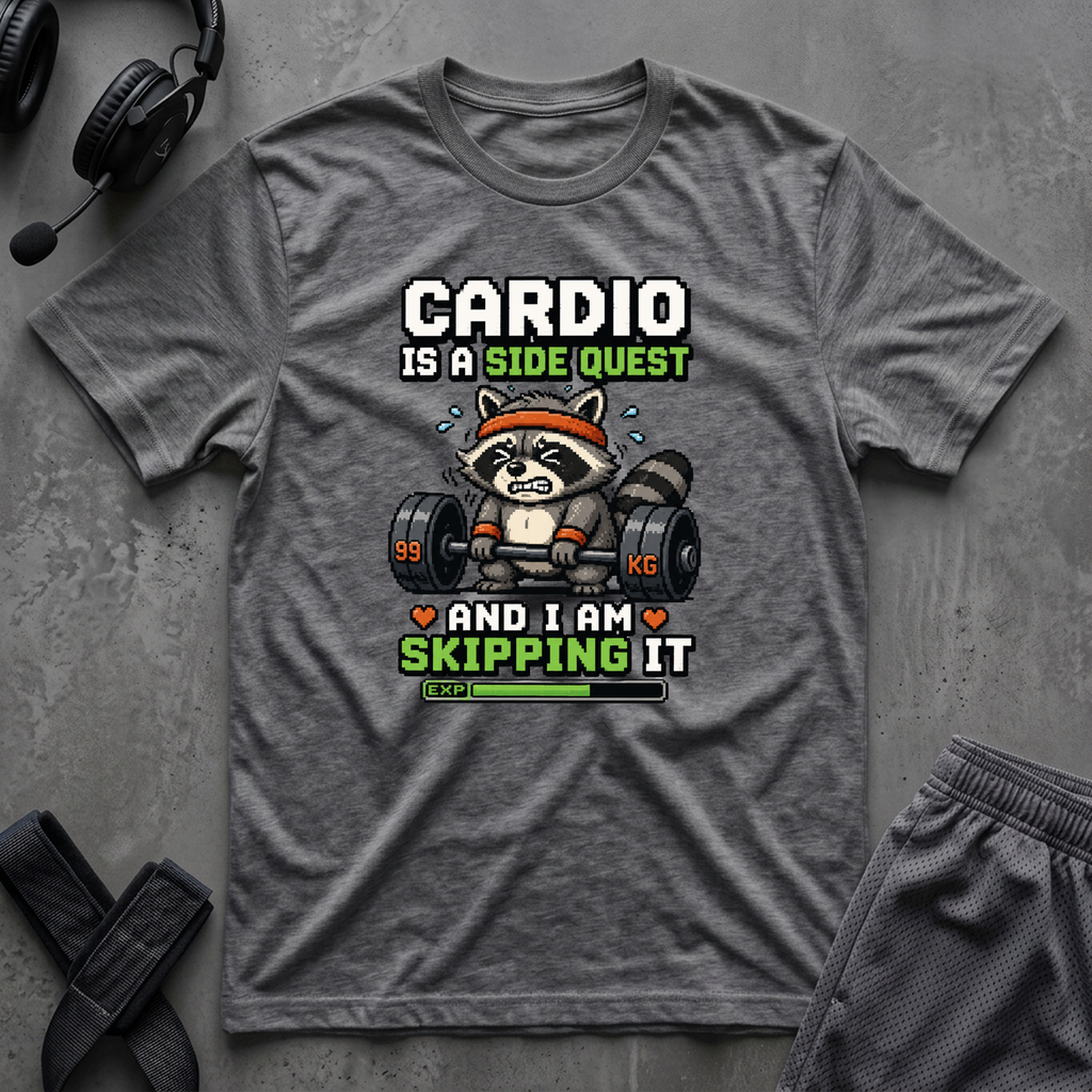 Cardio Is A Side Quest And I Am Skipping It T-Shirt