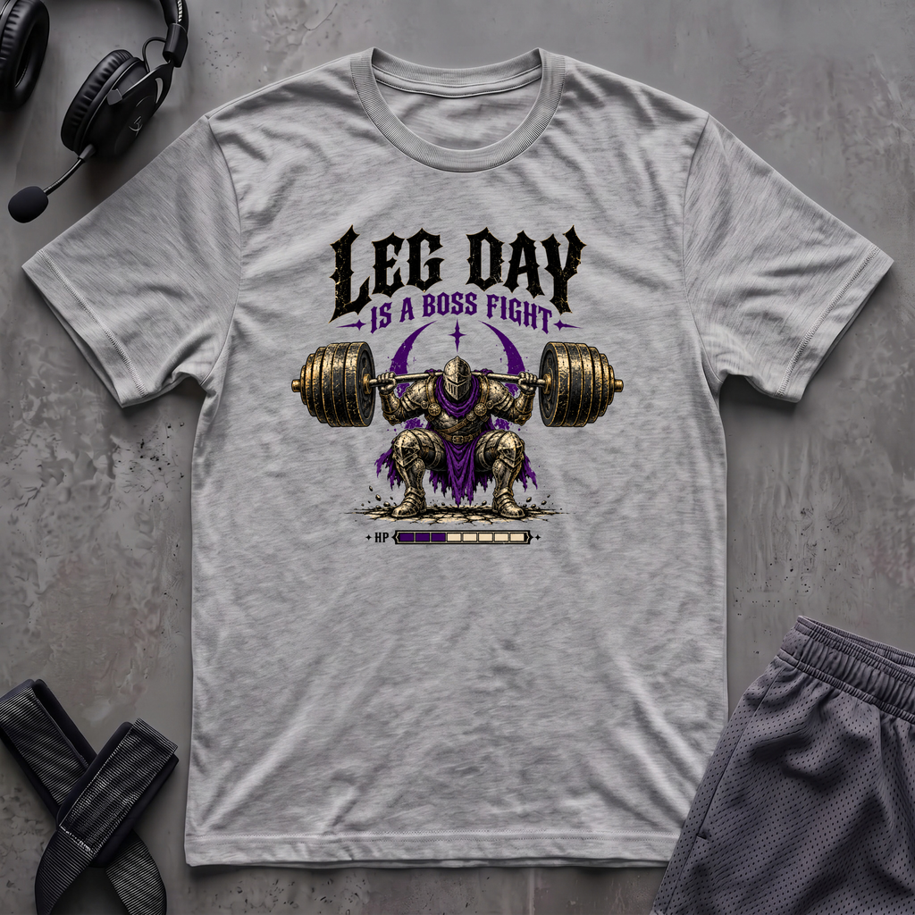 Leg Day Is A Boss Fight T-Shirt
