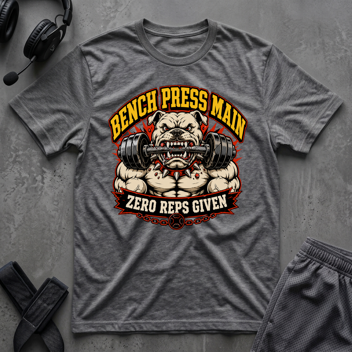 Bench Press Main Zero Reps Given T-Shirt