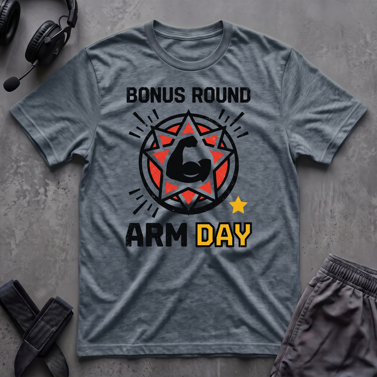 Bonus Round Arm Day T-Shirt