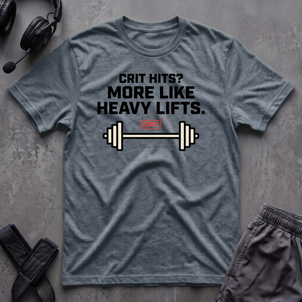 Crit Hits? More Like Heavy Lifts  T-Shirt