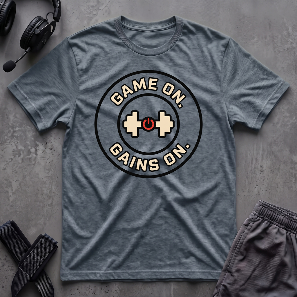 Game On. Gains On.  T-Shirt