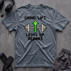 Grind.Lift.Level Up.Repeat.  T-Shirt