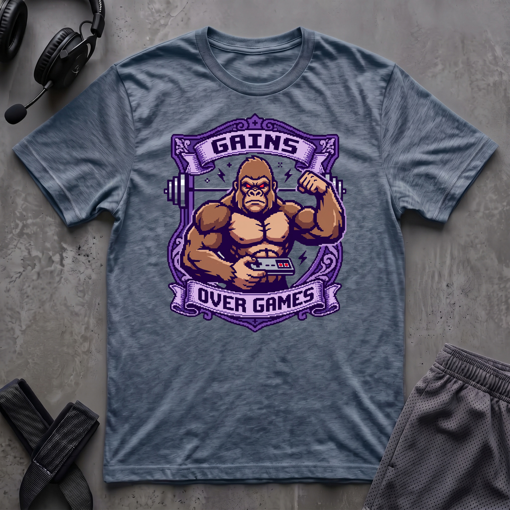 Gains Over Games T-Shirt