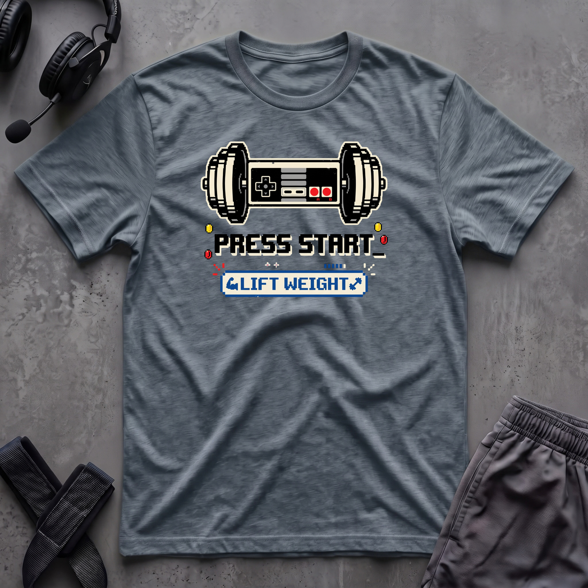 Press Start Lift Weight T-Shirt