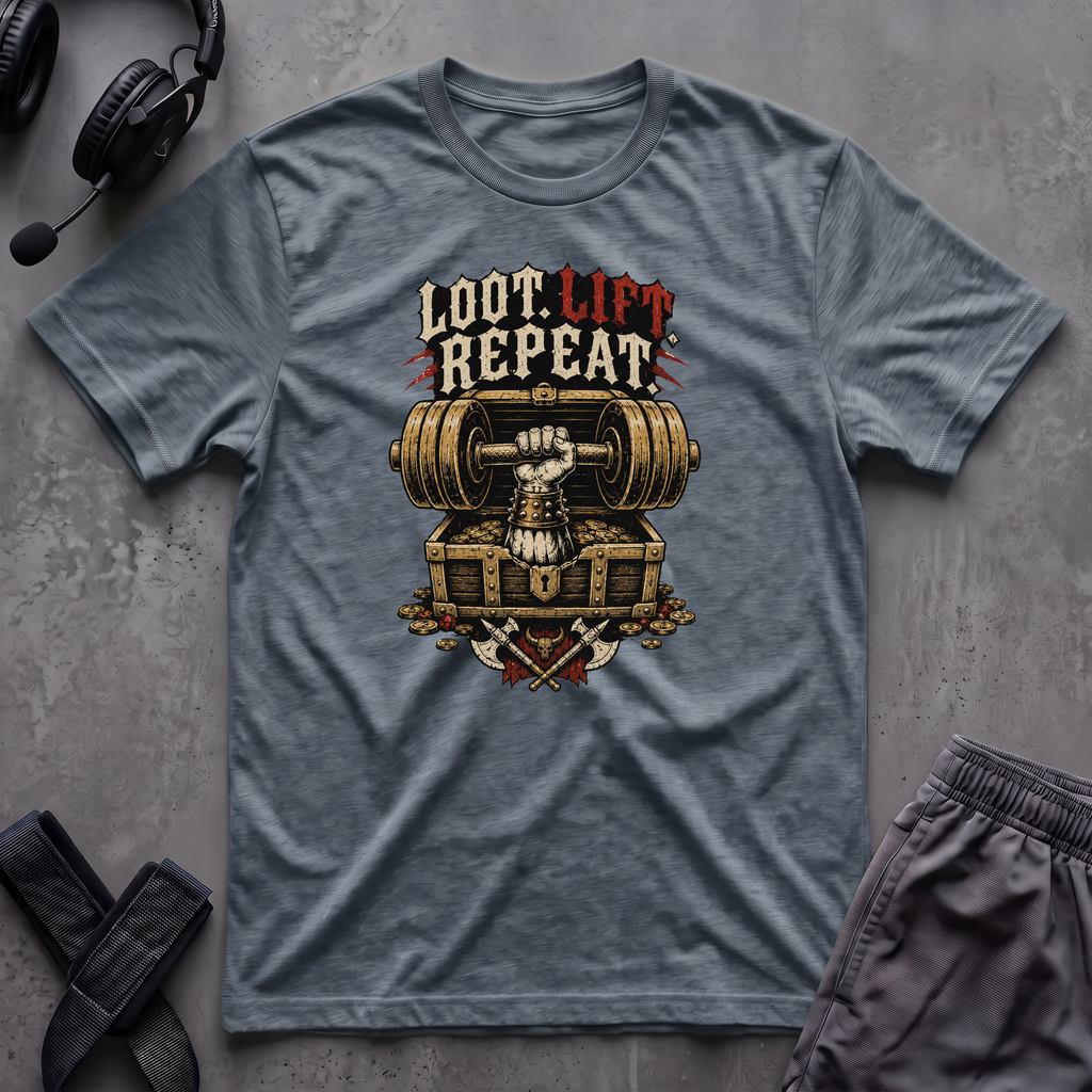 Loot. Lift. Repeat. T-Shirt