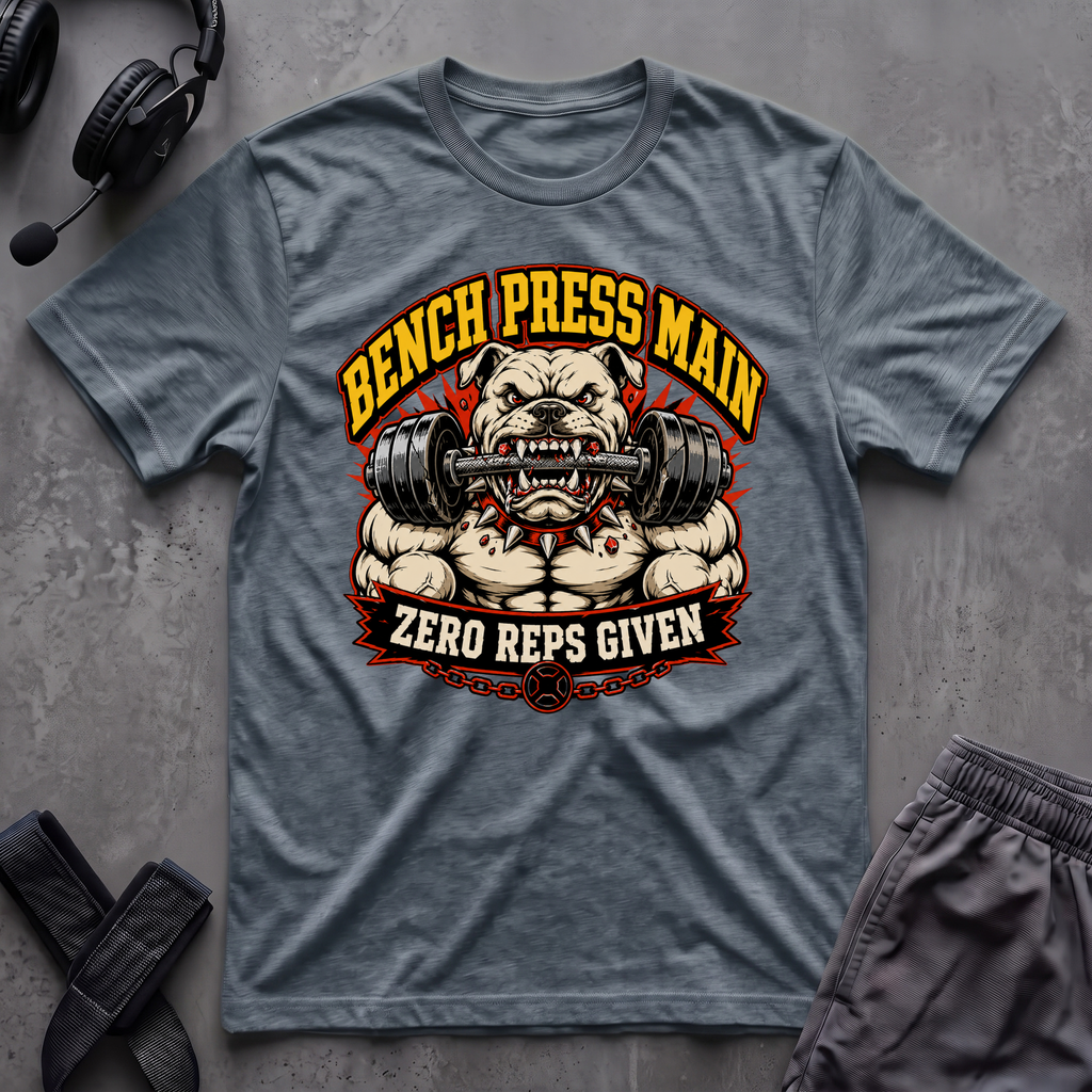 Bench Press Main Zero Reps Given T-Shirt