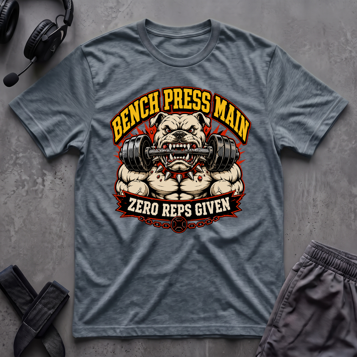 Bench Press Main Zero Reps Given T-Shirt