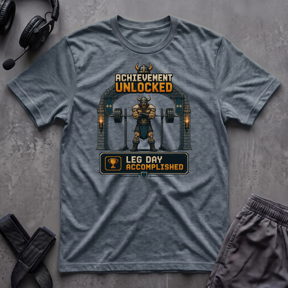 Leg Day Achievement Unlocked T-Shirt