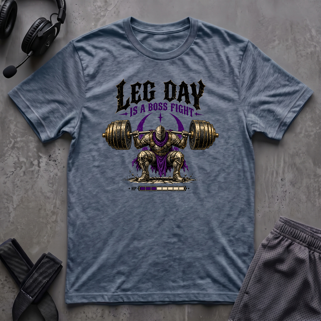 Leg Day Is A Boss Fight T-Shirt