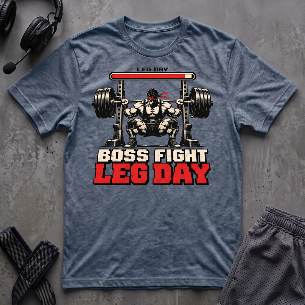 Boss Fight Leg Day T-Shirt
