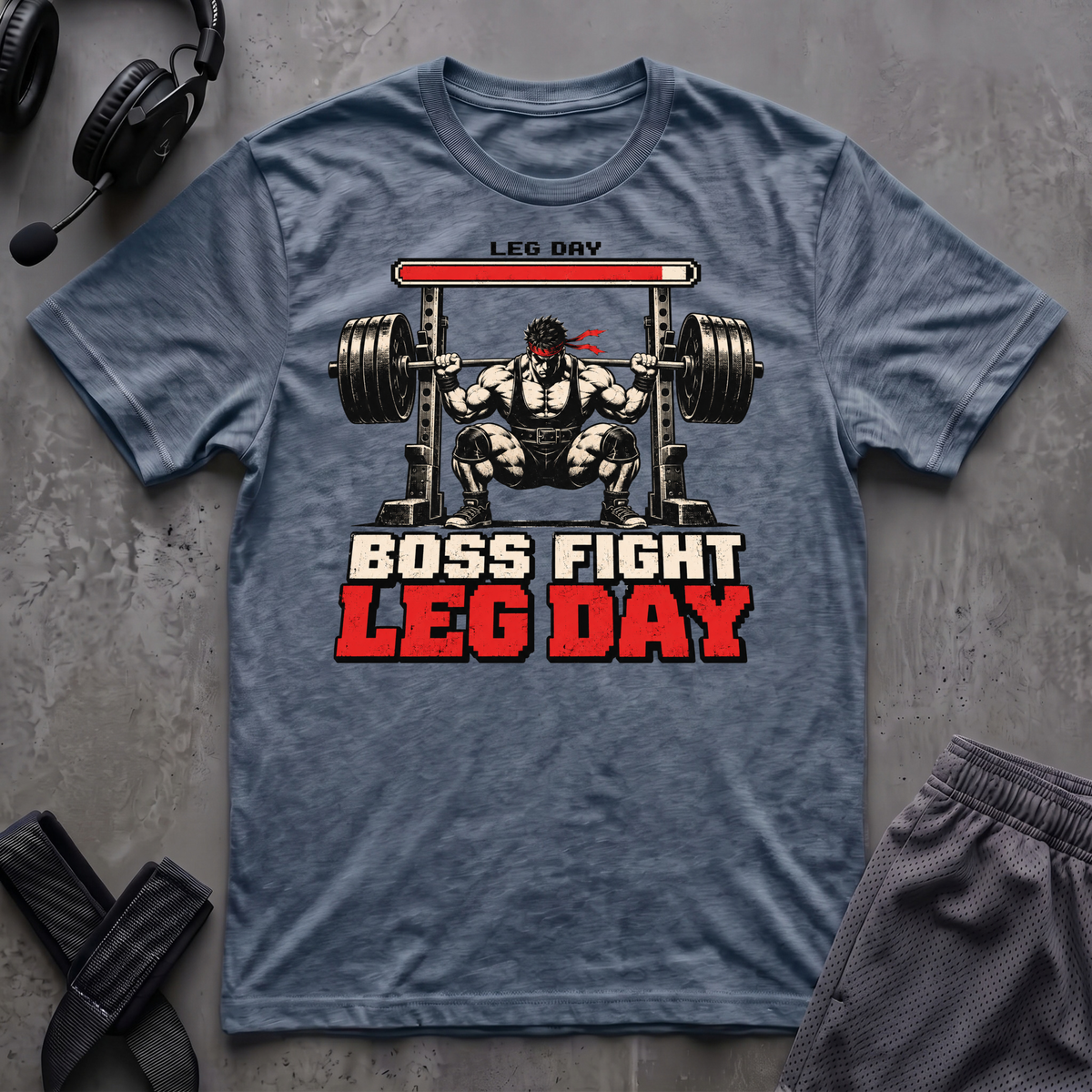 Boss Fight Leg Day T-Shirt