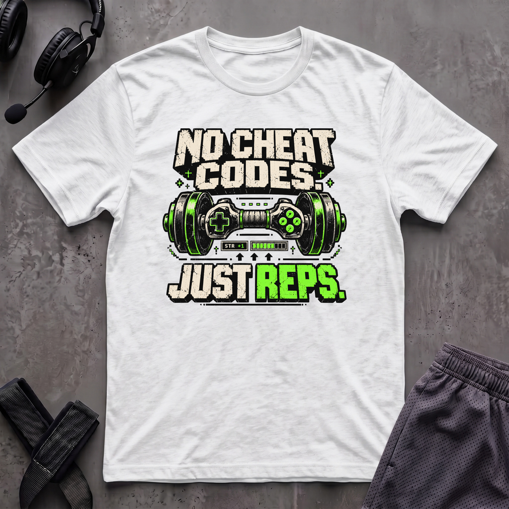 No Cheat Codes Just Reps T-Shirt