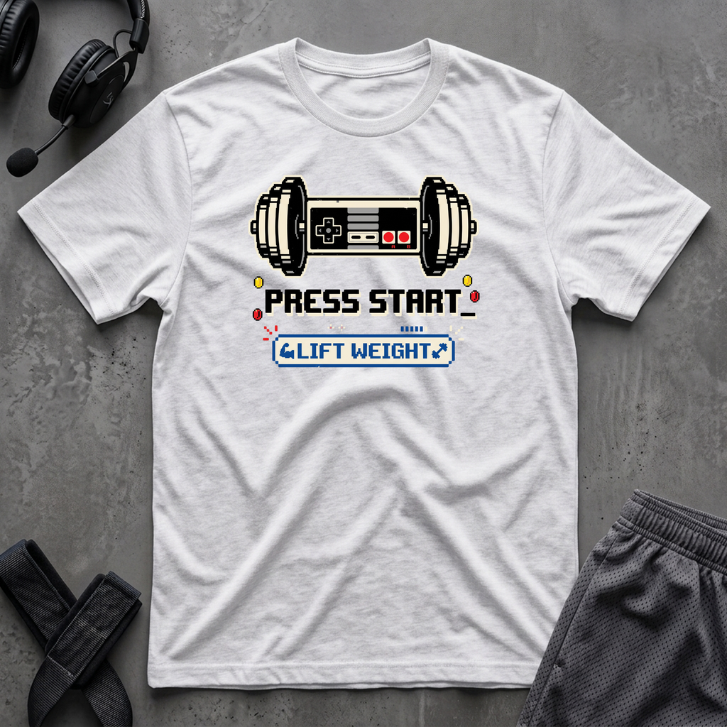 Press Start Lift Weight T-Shirt