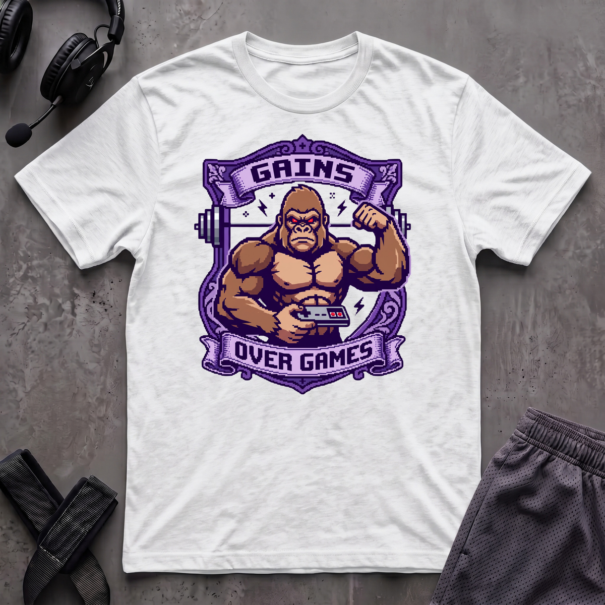 Gains Over Games T-Shirt
