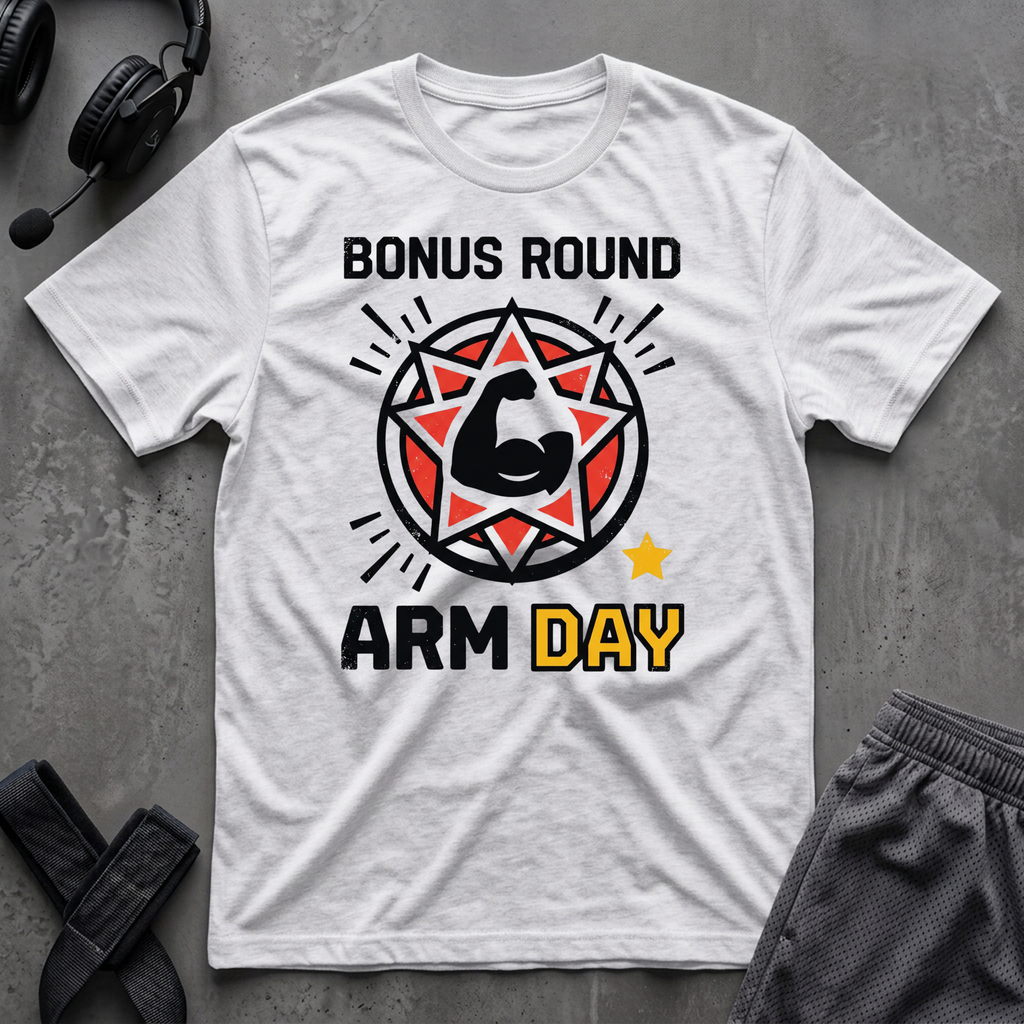 Bonus Round Arm Day T-Shirt