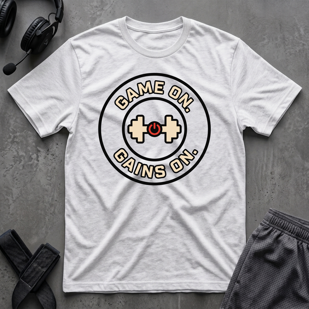 Game On. Gains On.  T-Shirt