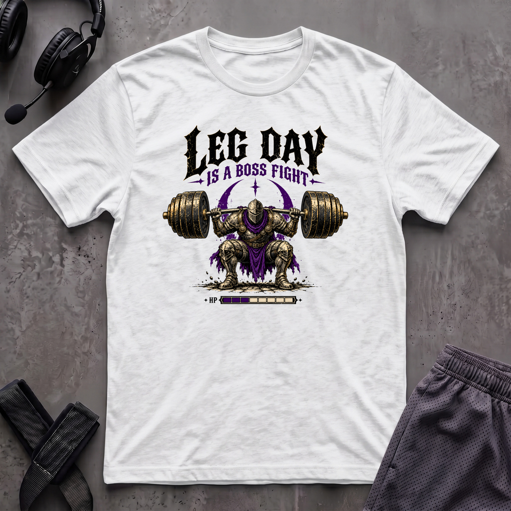 Leg Day Is A Boss Fight T-Shirt