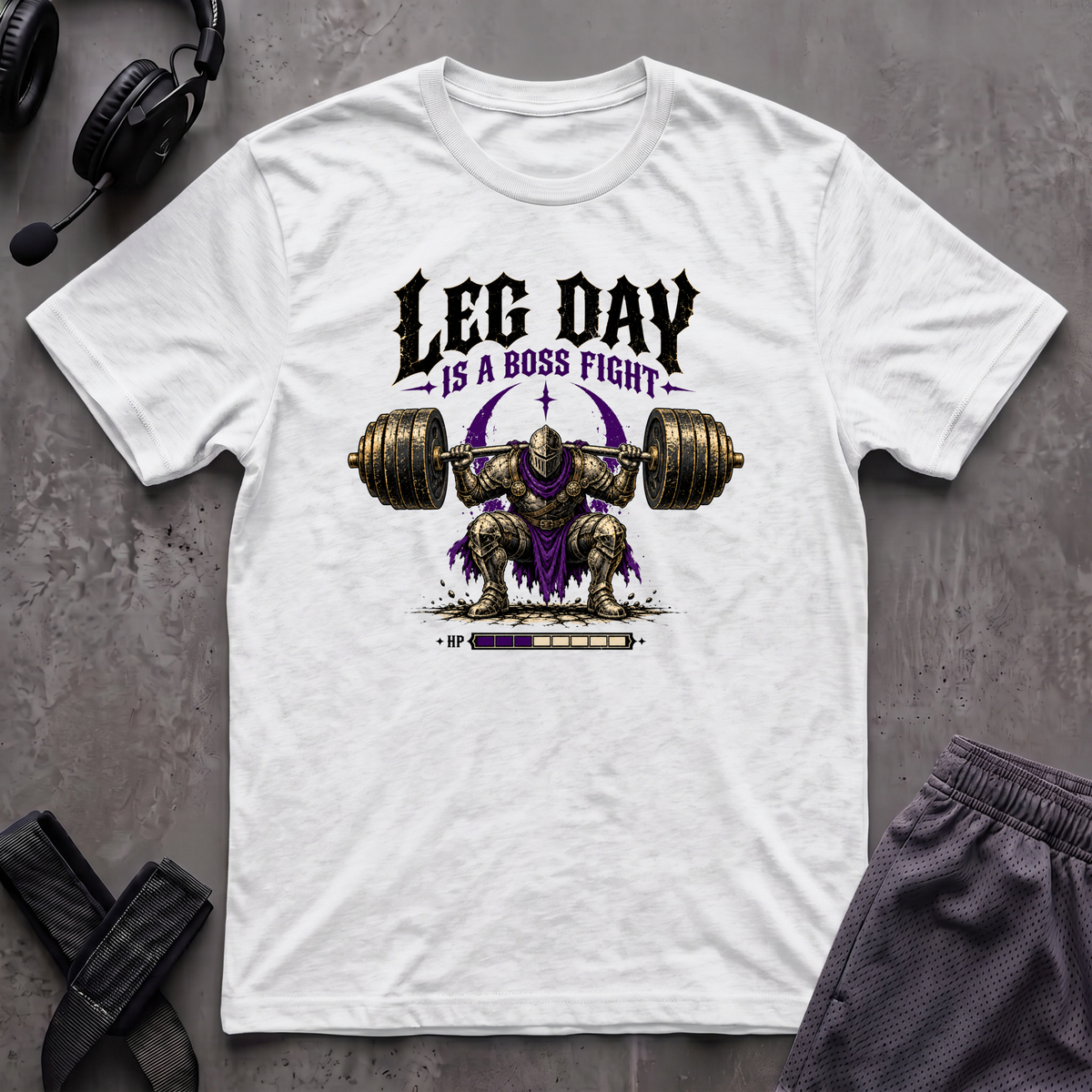 Leg Day Is A Boss Fight T-Shirt