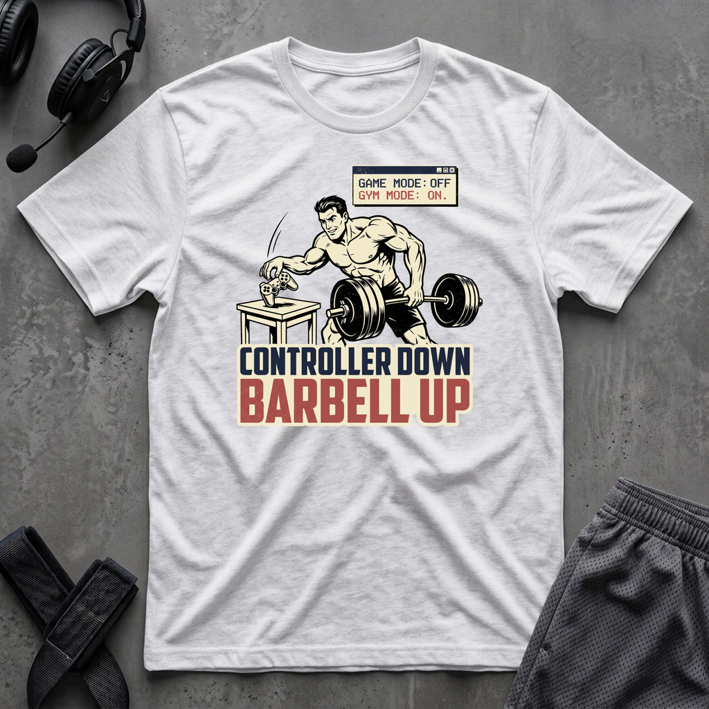 Controller Down Barbell Up  T-Shirt