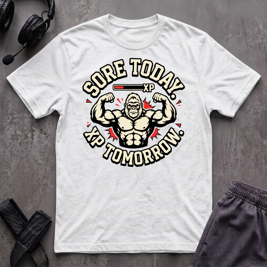Sore Today. Xp Tomorrow. T-Shirt