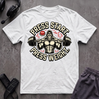 Press Start. Press Weight. T-Shirt
