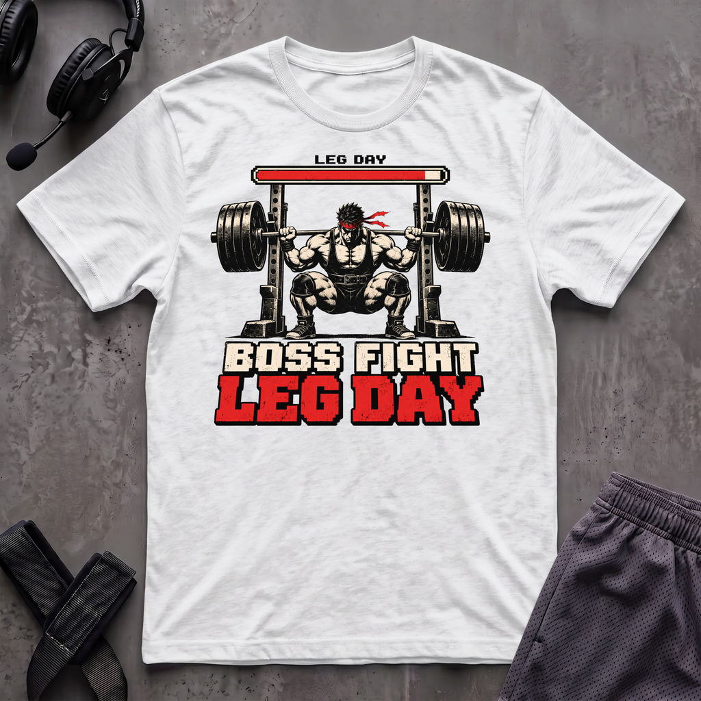 Boss Fight Leg Day T-Shirt